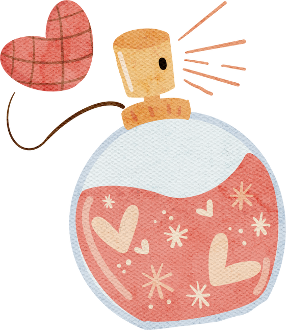 valentine perfume clipart